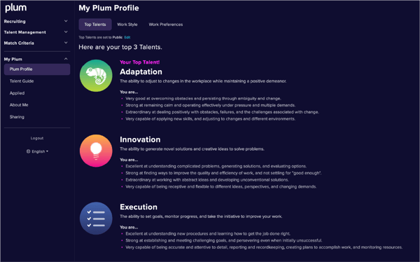 Plum Profile Platform Image