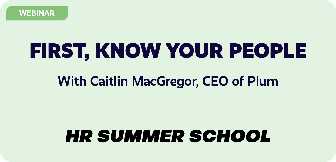 First, Know Your People
